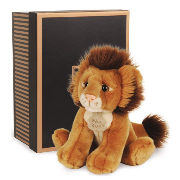 Peluche Les Authentiques : Le lion 20 cm - Histoire-HO2210