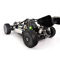 Hyper Cage Buggy Rtr W/Mach*28 18Kg Servo,2.4G Radio - Noir