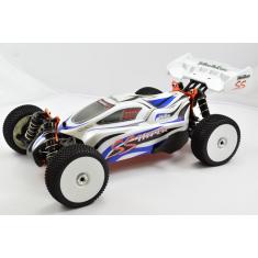 Hyper SSE 1/8 Rtr Buggy Bleu 100A Esc,18Kg Ser,2.4Ghz Radio