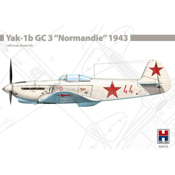 Maquette avion : Yak-1b GC 3 Normandie 1943 - HOBBY 2000-H2K48034