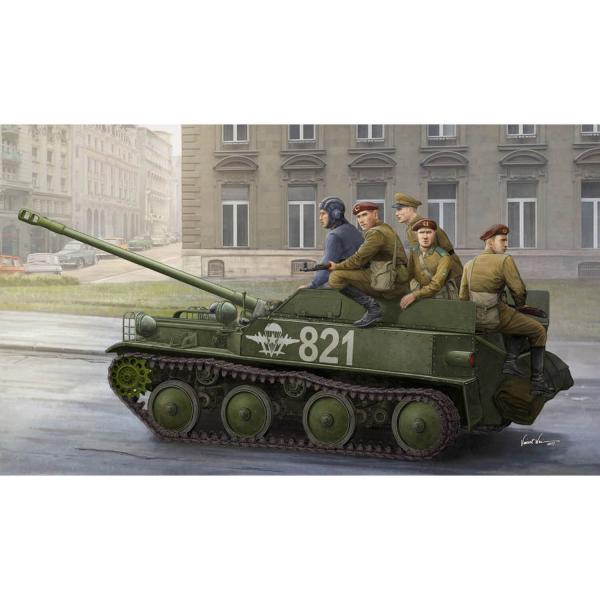 Maquette char : Chasseur de chars aéroporté russe ASU-57 - HobbyBoss-83896