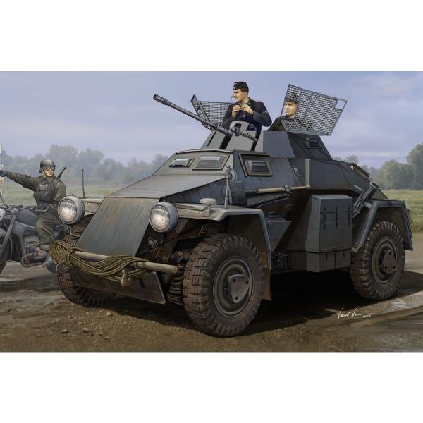 Maqueta de vehículo militar: SD.KFZ 222 Panzer - HobbyBoss-83816