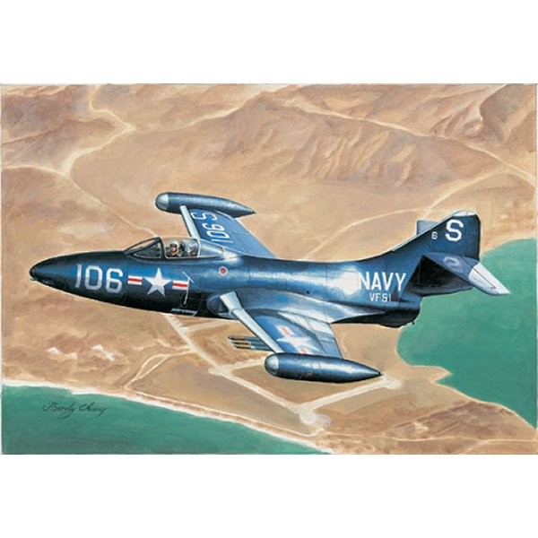 Aircraft model : F9F-3 Panther - Hobbyboss-87250