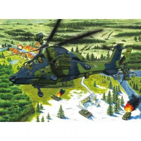 Maquette hélicoptère : Eurocopter EC-665 Tiger UHT Attack - Hobbyboss-87214