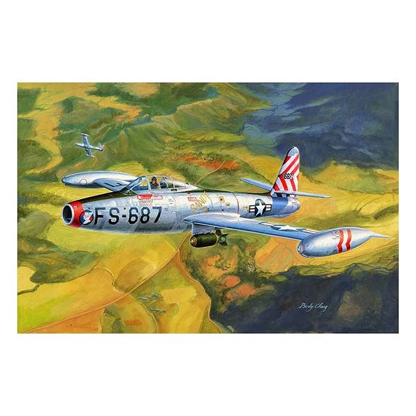 Maquette avion : F-84E Thunderjet - Hobbyboss-83207