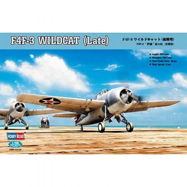 Maqueta de avión: F4F-3 WildcatI (Late) - Hobbyboss-80327