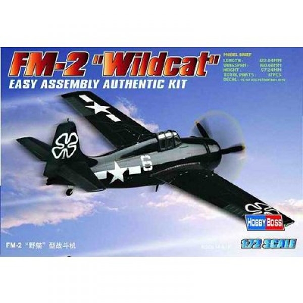 Aircraft model: FM-2 Wildcat - Hobbyboss-80222
