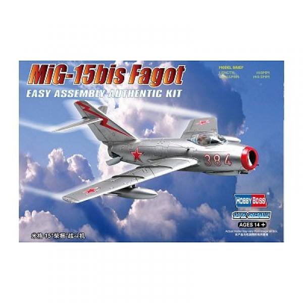 Aircraft model: MIG-15 Bis Fagot - Hobbyboss-80263