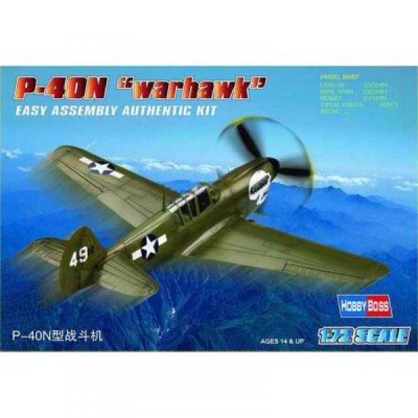 Maquette avion : P-40 N Warhawk - Hobbyboss-80252