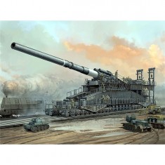 Maquette Canon allemand 80cm K(E) Railway Gun "Dora"