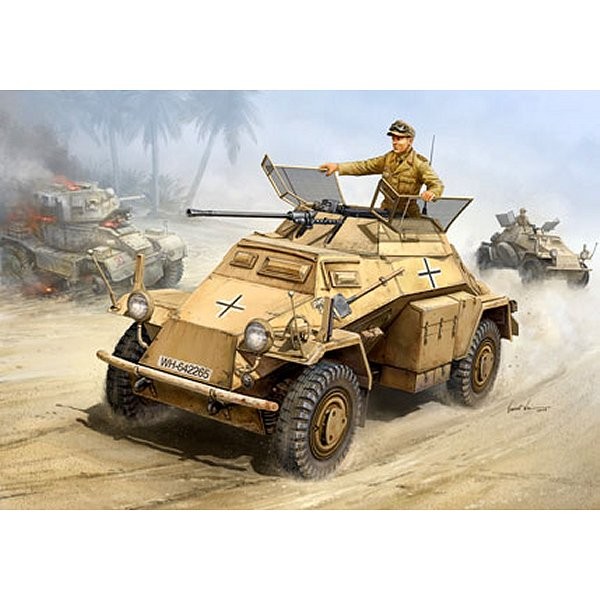 Maqueta Sd.Kfz. 222 Leichter Panzerspähwagen 2cm - Hobbyboss-82442