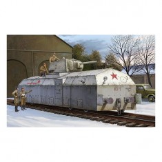 Maqueta de tren blindado: Draisine soviético "Krasnaja Zvezda"