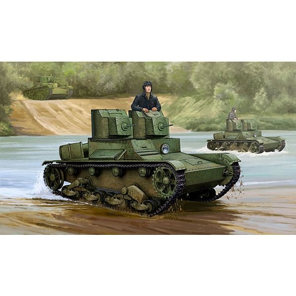Maquette Char : Soviet T-26 Tank - Hobbyboss-82484OLD