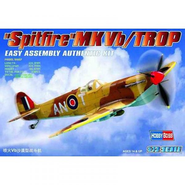 Aircraft model: Spitfire MK VB / Trop - Hobbyboss-80213