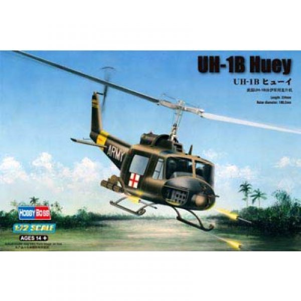 Maquette hélicoptère : UH-1B Huey - Hobbyboss-87228