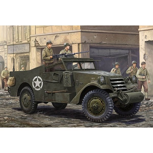 Maquette U.S. M3A1 White Scout Car - Hobbyboss-82452