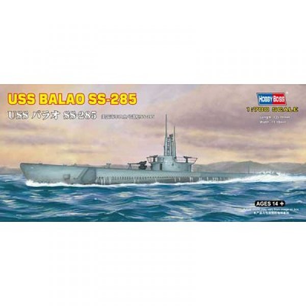 Maquette sous-marin : USS Balao US Navy SS-285 - Hobbyboss-87011