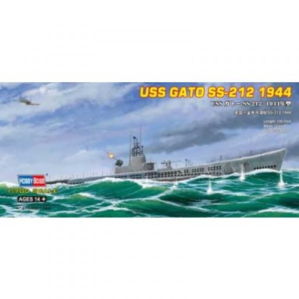 Maqueta de barco: USS SS-212 GATO 1944  - Hobbyboss-87013