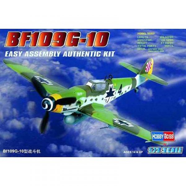 Bf109 G-10 - 1:72e - Hobby Boss - Hobbyboss-80227