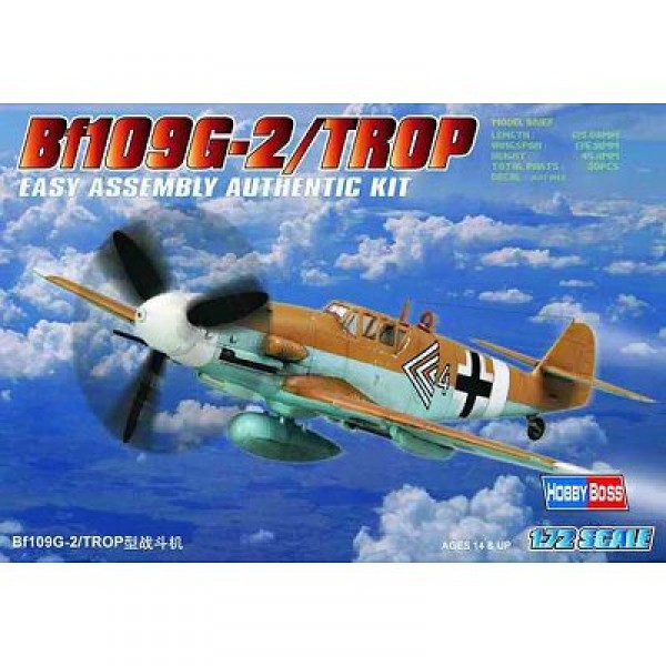 Bf109 G-2/ TROP - 1:72e - Hobby Boss - Hobbyboss-80224