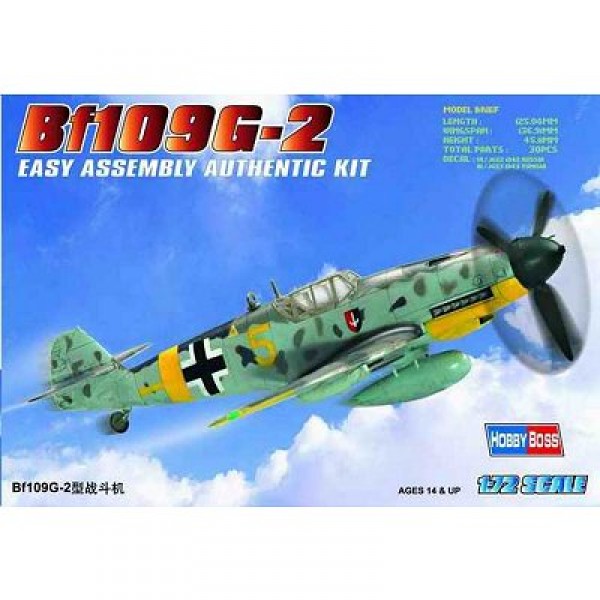 Bf109 G-2 - 1:72e - Hobby Boss - Hobbyboss-80223