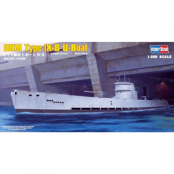 DKM Type IX-B U-Boat - 1:350e - Hobby Boss - Hobbyboss-83507