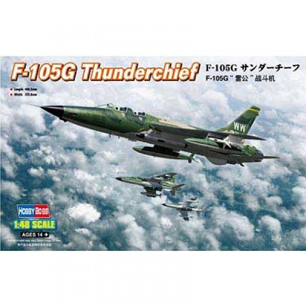 F-105G Thunderchief - 1:48e - Hobby Boss - Hobbyboss-80333