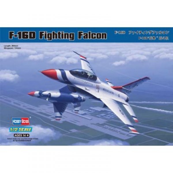 F-16D Fighting Falcon - 1:72e - Hobby Boss - Hobbyboss-80275