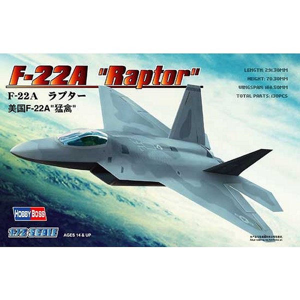 F-22A ''Raptor'' - 1:72e - Hobby Boss - Hobbyboss-80210