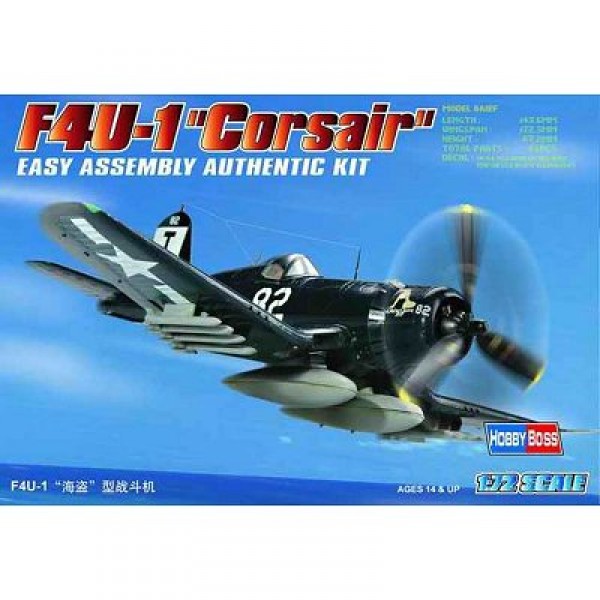 F4U-1D  ''Corsair'' - 1:72e - Hobby Boss - Hobbyboss-80217