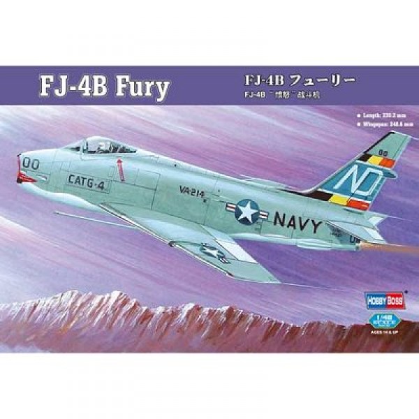 FJ-4B Fury - 1:48e - Hobby Boss - Hobbyboss-80313