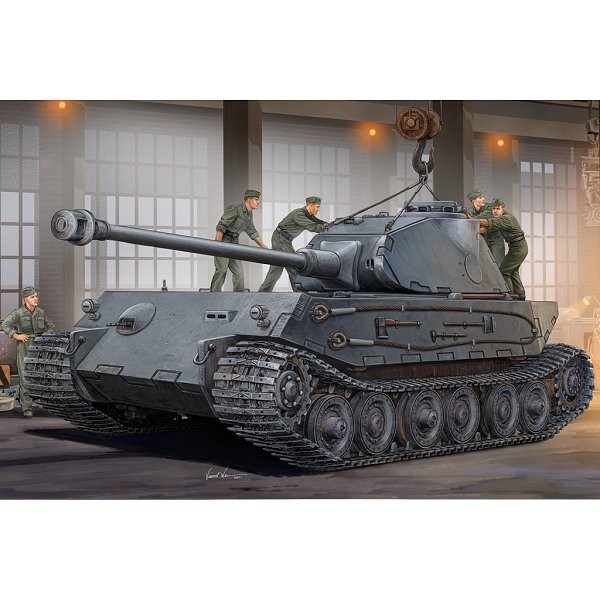 German VK4502 (P) Hinten - 1:35e - Hobby Boss - Hobbyboss-82445