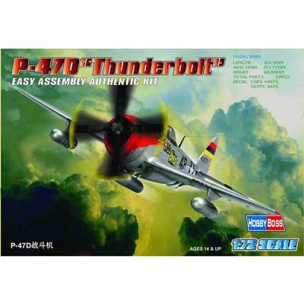 P-47D ''Thunderbolt'' - 1:72e - Hobby Boss - Hobbyboss-80257