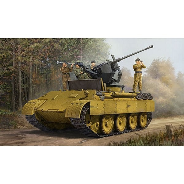 Maquette Char : Panther asuf.D Flak Bergepanther - HobbyBoss-82492