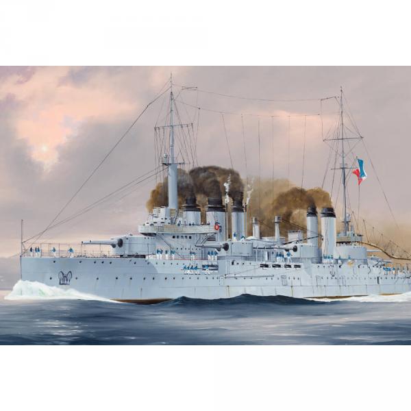 French Navy Pre-Dreadnought Battleship Danton- 1:350e - Hobby Boss - HobbyBoss-86503