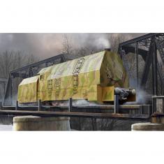 Maqueta de locomotora: Locomotora blindada Panzerlok BR57 alemana