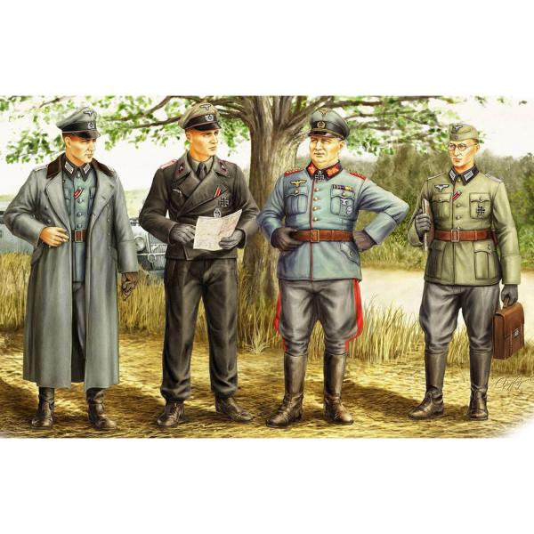 Militärfiguren: Deutsche Offiziere - HobbyBoss-84406