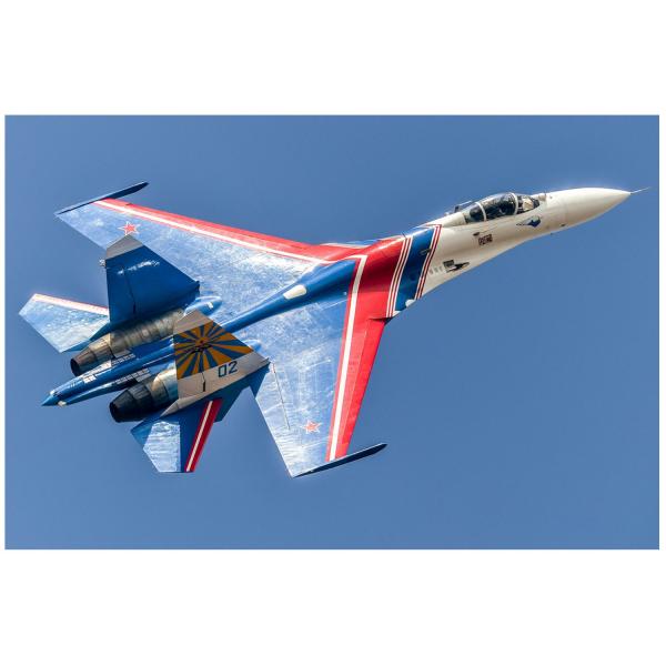 Maquette d'avion : Su-27 Flanker B Russian Knights - HobbyBoss-81776
