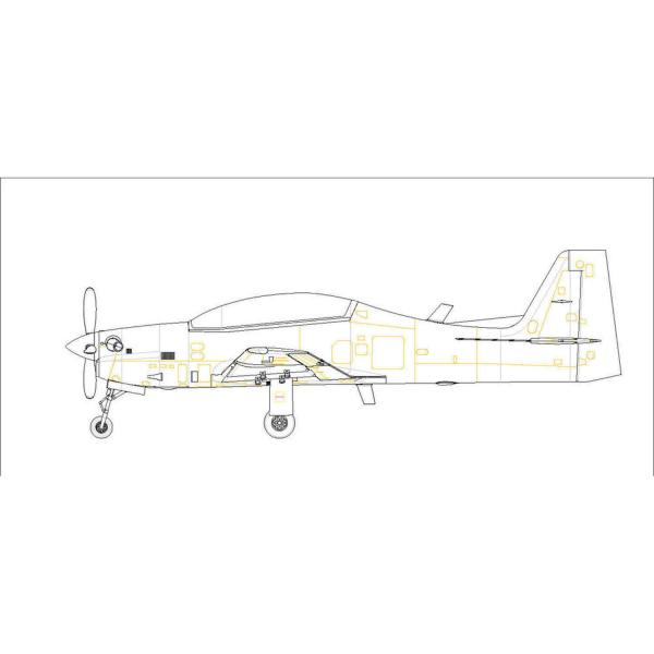 Maquette avion : EMB312 Tucano Brésilien - HobbyBoss-81763