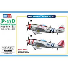 P-47D Thunderbolt Fighter - 1:48e - Hobby Boss