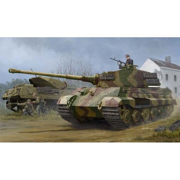 Pz.Kpfw.VI Sd.Kfz.182 Tiger II (Henschel 1944 Production) w/Zimmerit- 1:35e - Hobby Boss - 84531