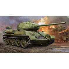 WWII Soviet T34/85 - 1:16e - Hobby Boss