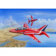 Maquette avion : avion de la patrouille britannique RAF Red Arrows Hawk T MK.1/1A