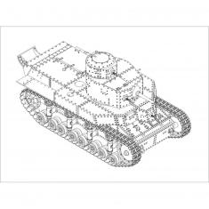 Maquette char : Soviet T-24 Medium Tank
