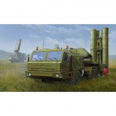 Maquette véhicule militaire : BAZ-64022 russe avec 5P85TE2 TEL S-400