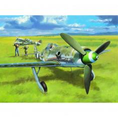 Maquette avion : avion de chasse bombardier allemand Focke-Wulf FW190D-13