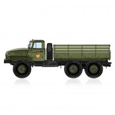 Military vehicle model: Russian truck URAL-4320 