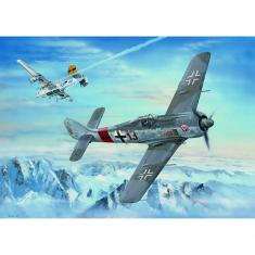 Maquette avion : avion de chasse bombardier allemand Focke Wulf FW 190A-8