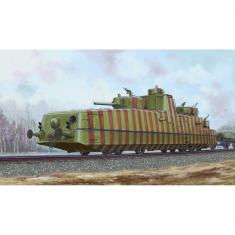 Maquette véhicule militaire : Train blindé MBV-2 soviétique