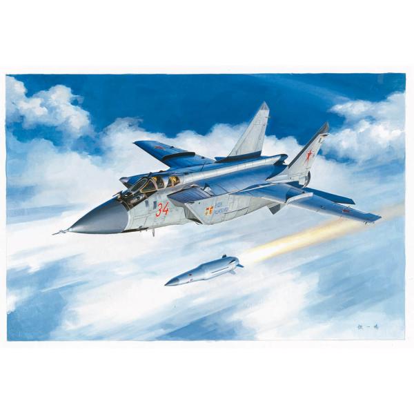 Maquette avion : MiG-31BM. w/KH-47M2 - HobbyBoss-81770
